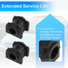 Dodge Caliber (2007-2012) Black Stabilizer Sway Bar Bushing Kit
