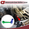 Bosuer M5 Green Blue Silver Tone Folding Gear Shifter Lever