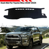 Toyota Hilux Anti-Slip Dash Mat Cover (2020–2024)