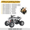 Honda Sportrax TRX400EX / TRX400X Rear Brake Caliper & Pads 2x4 (2005–2014)