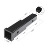 Trailer Hitch Extension 2-In Receiver Extender 5/8-In Pin Hole 4000Lbs Towing