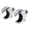 Harley Dyna, Sportster Chrome 39mm Forks Quick Release Windshield Clamps