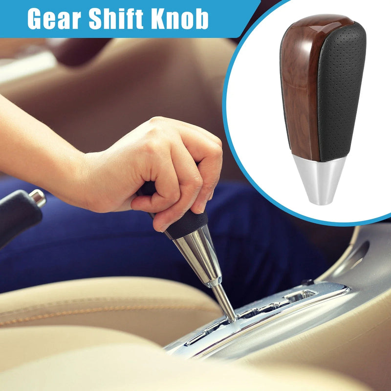 Toyota Land Cruiser Red Wood Pattern Gear Shift Knob