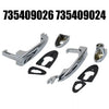 Lancia Ypsilon Silver ABS External Door Handle (2003–2011)
