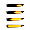 BMW E65 E66 2 x Smoked LED Fender Side Marker Signal Lights (2002-2008)