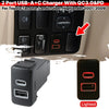 Toyota Tacoma 36W Dual Port TypeA/C USB Charger Socket Switch (2011–2020)