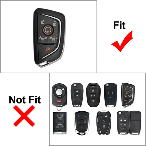 Chevrolet Corvette Colorful Remote Key Fob Shell Case Cover (2020-2023)