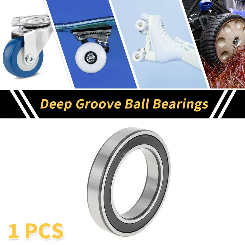 Scooter Skateboard Wheel 6015VV Deep Groove Ball Bearing 75x115x20mm