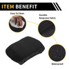 Chevrolet Microfiber Leather Soft Foam Black Console Lid Armrest Cover