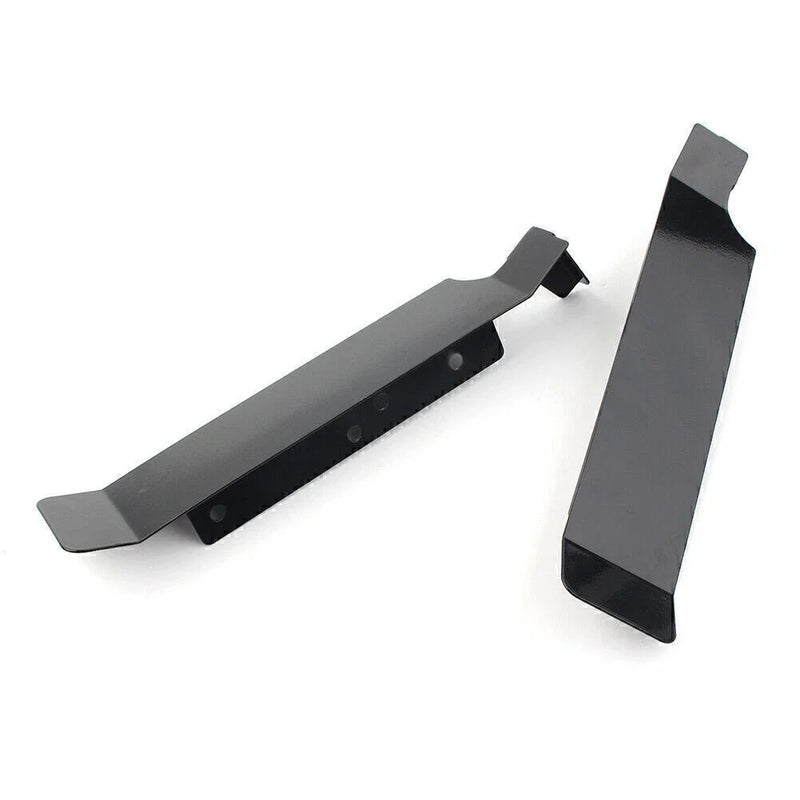 Harley Road King Saddlebag Filler Panels 2 x Solid Strips Black (2009-2023)