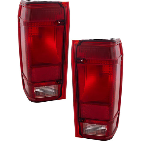 Halogen Tail Light Set For 1983-1990 Ford Ranger Clear &