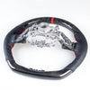 Honda Civic Carbon Flat Bottom Leather Steering Wheel (2022-2024)