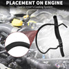 Ford Edge 2.0L (2012-2015) - Black 1 x Piece Radiator Coolant Hose