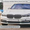 BMW 740i Black Front Right Side Bumper Headlight Washer Nozzle Cover Cap