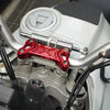 Ducati DesertX Red Aluminum Handlebar Riser Top Clamp Cover (2022-2024)
