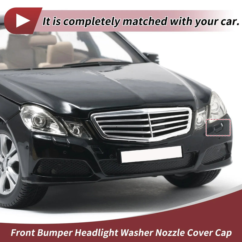 Mercedes-Benz E250 Front Left Bumper Headlight Washer Nozzle Cover (2010-2016)