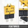 Car Marine 20A Resettable Blade-Style Circuit Breaker Fuse