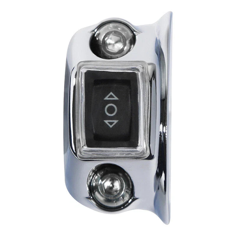 Harley Touring Sportster Dyna Chrome Clutch Bracket Switch ON/OFF Button