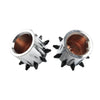 Harley Touring Road King Street Glide CNC Cut Front Axle Cap Nut Covers (2009-2023)