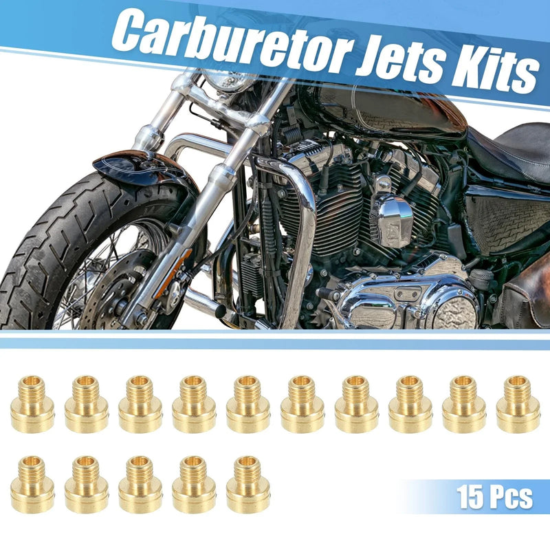 Yamaha Suzuki Motorcycles Main Jet 15pcs Brass 88-150 Carburetor Jets