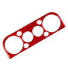 BMW 3 Series (1991-1999) Carbon Fiber Red AC Climate Control Panel Cover Trim