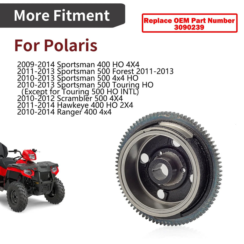 Polaris Scrambler 500 Magneto Rotor Flywheel (2010–2012)