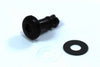 Honda dzus 17mm Nero Pulsante Allen Esagonale carenatura Borchie