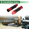 Motorcycle 7/8" 22mm Hand Grips Cover End Grips Aluminum Alloy Red