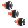 Peugeot 206 207 C2 3 x ABS Switch Knob Heater Buttons A/C Covers (2000-2010)