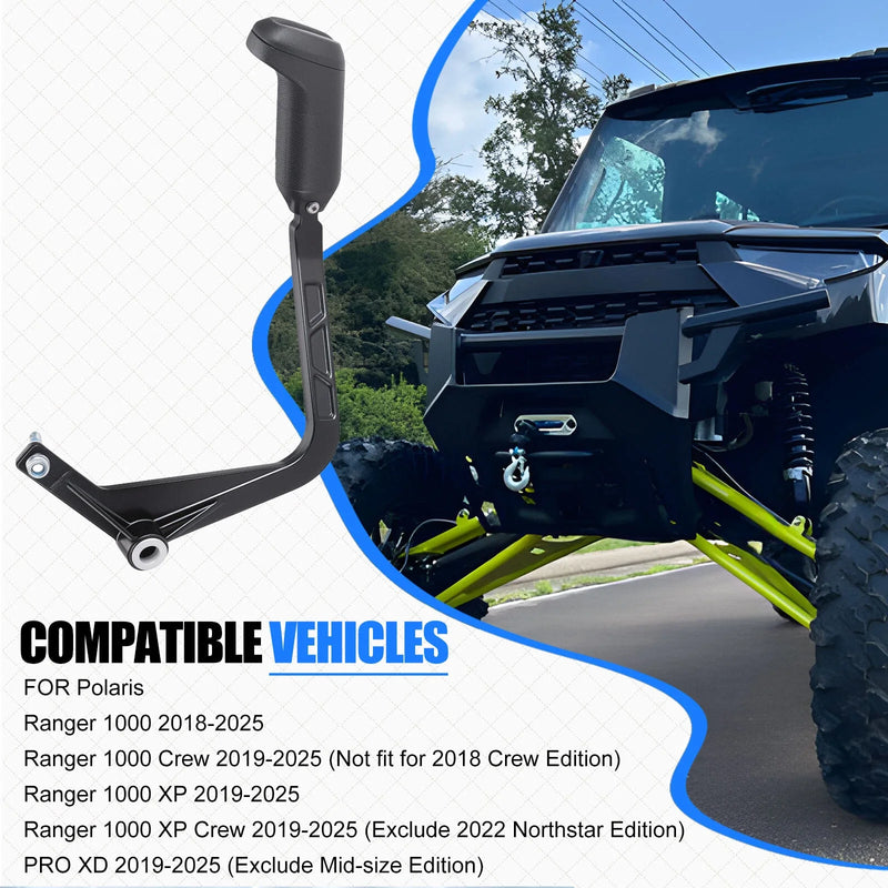 Polaris Ranger 1000 Crew XP PRO XD Matte Black Cast Shift Lever
