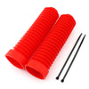 Honda ATC 250R Red Plastic Front Fork Shock Boots (1983-1986)