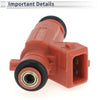 Honda Fit 1.4 8V (2003-2008) - 1 x No.16450-PWH-M01 Red Fuel Injector