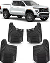 GMC Canyon 4 x Front & Rear Flat Splash Guards Mud Flaps Fender (2023–2025)