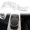 BMW 1 2 3 5 Series X1 X3 X5 5 Pcs Multi-media Button Covers (2004-2023)