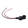 Golf Black ABS Material / Bulb Socket Cable Adapter Lamp Holder Connector