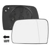 BMW X5 Left Side Rearview Mirror Glass Heated with Backing (2000-2006)