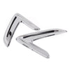 BMW 3 Series Chrome Side Body Marker Fender Air Wing Vent Trim (2013-2018)