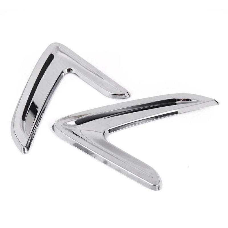 BMW 3 Series Chrome Side Body Marker Fender Air Wing Vent Trim (2013-2018)