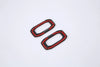 2018-2023 Jeep Wrangler JL ABS Red 2 x Door Lock Switch Button Cover Trim (2018-2023)