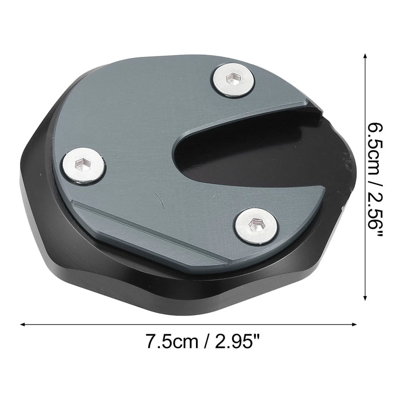 Honda DAX ST125 Motorcycle Kickstand Pad Black Titanium Tone (2022-2023)