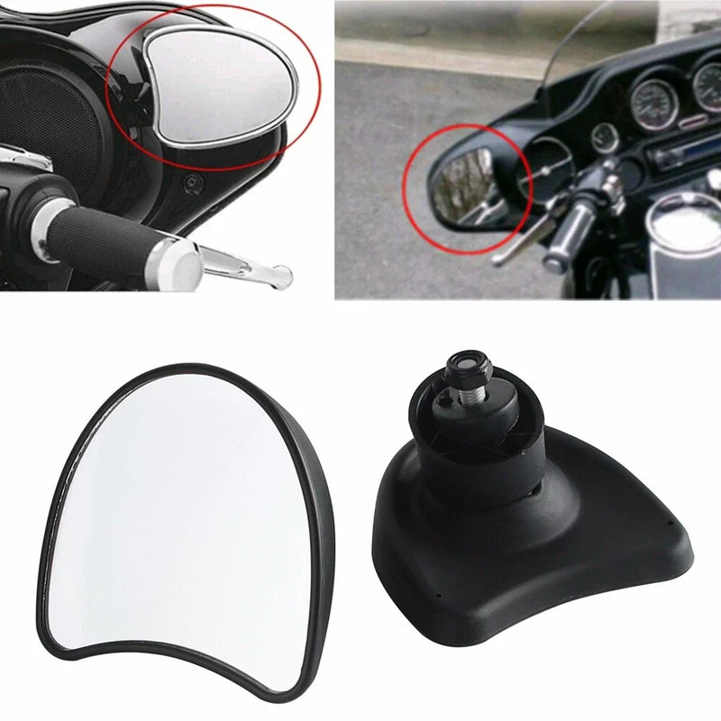 Harley Ultra Limited Adjustable Inner Fairing Mount Side Rear Mirrors (2014-2023)