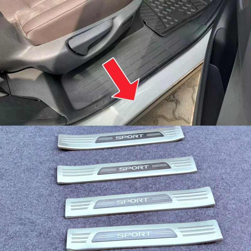 Toyota Grand Highlander Steel Door Sill Scuff Plate Guard Cover (2024-2025)