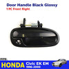 Door Handle Frotn Right Black Glossy Fits Honda Civic EK EM 4D Sedan 1996-00