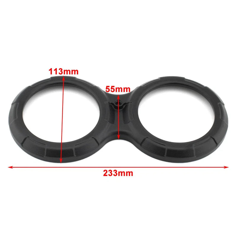 Triumph T120 T100 Thruxton 1200 / R / RS Speedometer Gauge Cover Black (2016-2023)