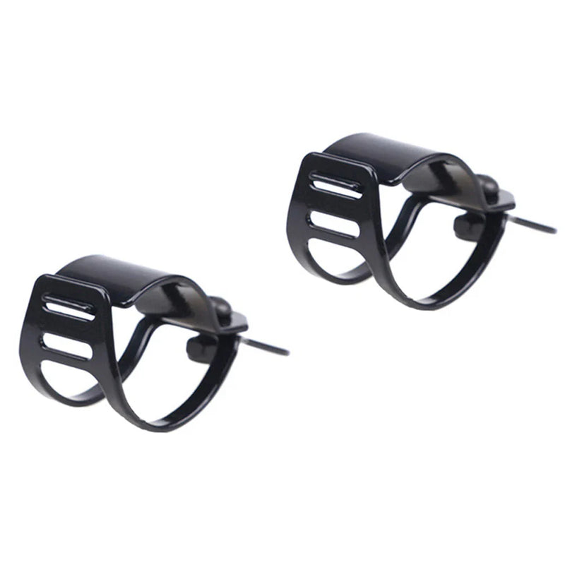 Harley Chopper Black Fork Ear Clamp Turn Signal Light Mount Bracket
