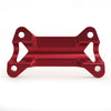 Ducati DesertX Red Aluminum Handlebar Riser Top Clamp Cover (2022-2024)