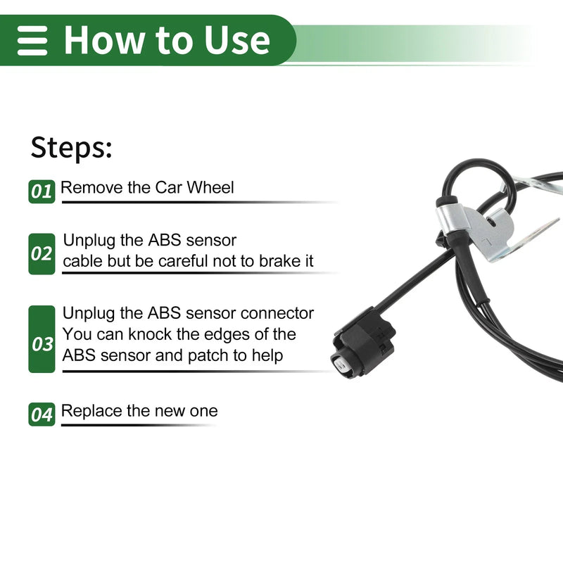Mazda RX-8 ABS Wheel Speed Sensor (2003-2012)