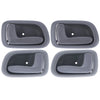Toyota Corolla Door Handle Inner 4x Grey Set (1998–2001)