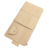 Interior Pocket Storage Beige Car Sun Visor Organizer Pouch Bag