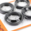 Kawasaki EN EX EL450 EN500 Fork Seal Ring Set with Dust Caps (1985-2007)